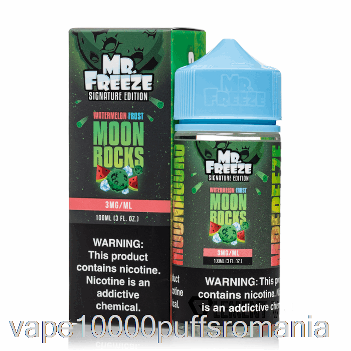 Vape Romania Moonrocks - Pepene Verde - Mr Freeze - 100ml 6mg
